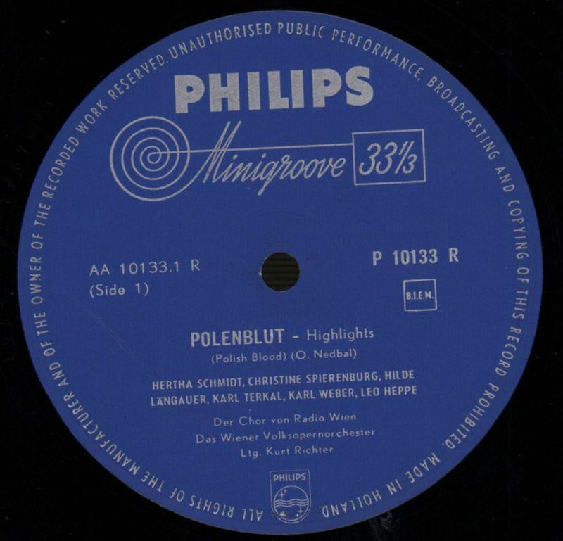 Polenblut-Philips-10" Vinyl-VG/VG