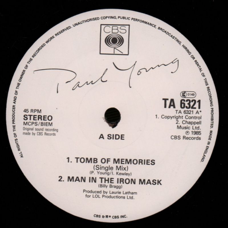 Tomb Of Memories-CBS-12" Vinyl-VG/Ex