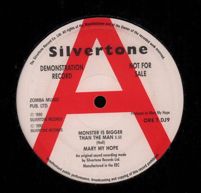 Monster Is Bigger Than The Man-Silvertone-12" Vinyl