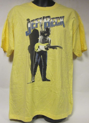 Jeff Beck-Coloured Image-Yellow-Men-Large-T Shirt