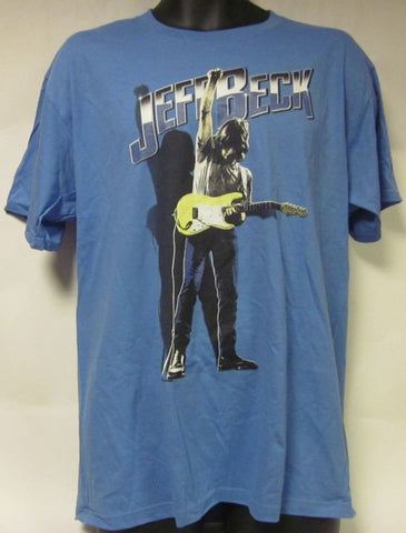 Jeff Beck-Coloured Image-Blue-Men-Large-T Shirt