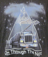 On Through The Night-Black-Men-Xlarge-T Shirt-New