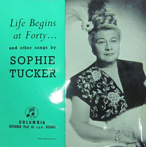 Sophie Tucker-Life Begins At Forty-Columbia-7" Vinyl