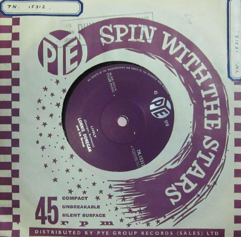 Lonnie Donegan-Lively-Pye-7" Vinyl