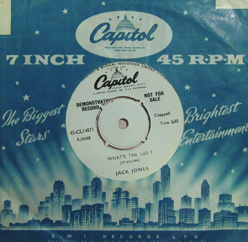 Jack Jones-What's The Use-Capitol-7" Vinyl
