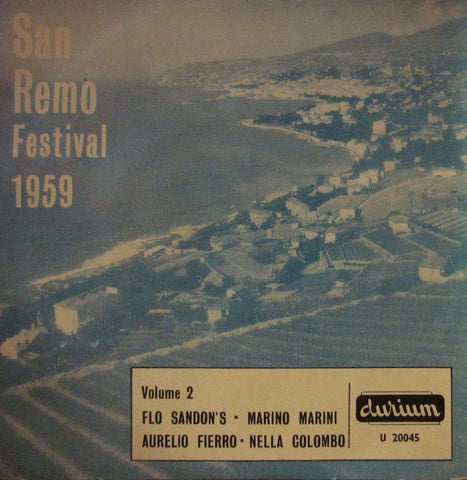 San Remo-Festival 1959 Vol.2-Durium-7" Vinyl