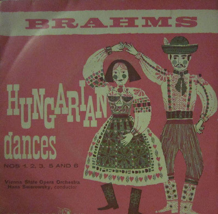 Brahms-Hungarian Dances No.1-6-Concert Hall-7" Vinyl