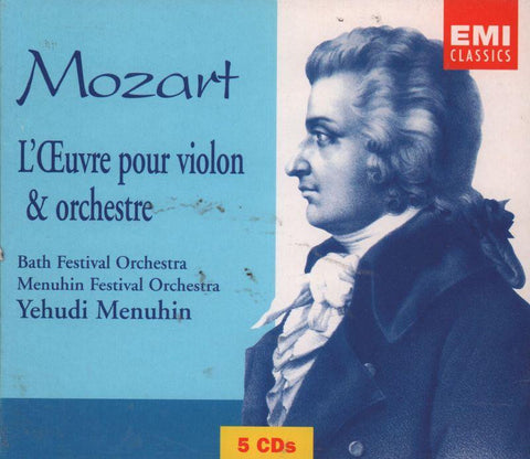 Mozart-L'Ceuvre Pour Violon And Orchestre-CD Album