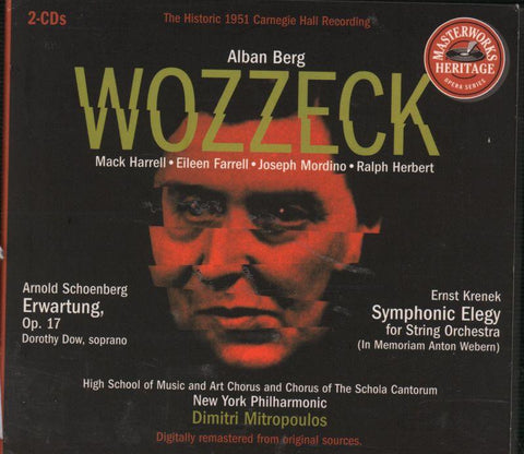 Alban Berg and Arnold Schoenberg-Wozzeck/ Schoenberg: Erwartung, Op.17-CD Album