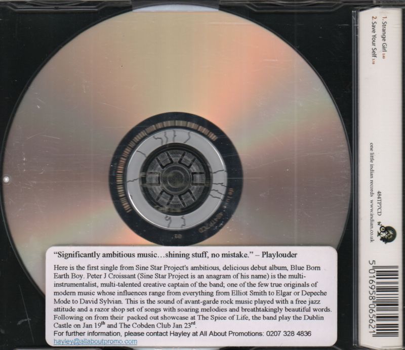 Strange Girl-One Little Indian-CD Single-New