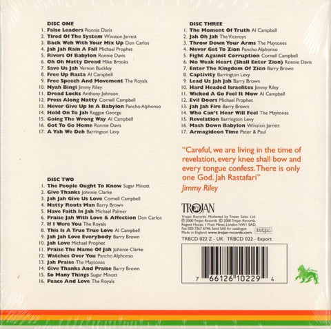 Trojan Rastafari Box Set-Trojan-3CD Album Box Set-New & Sealed