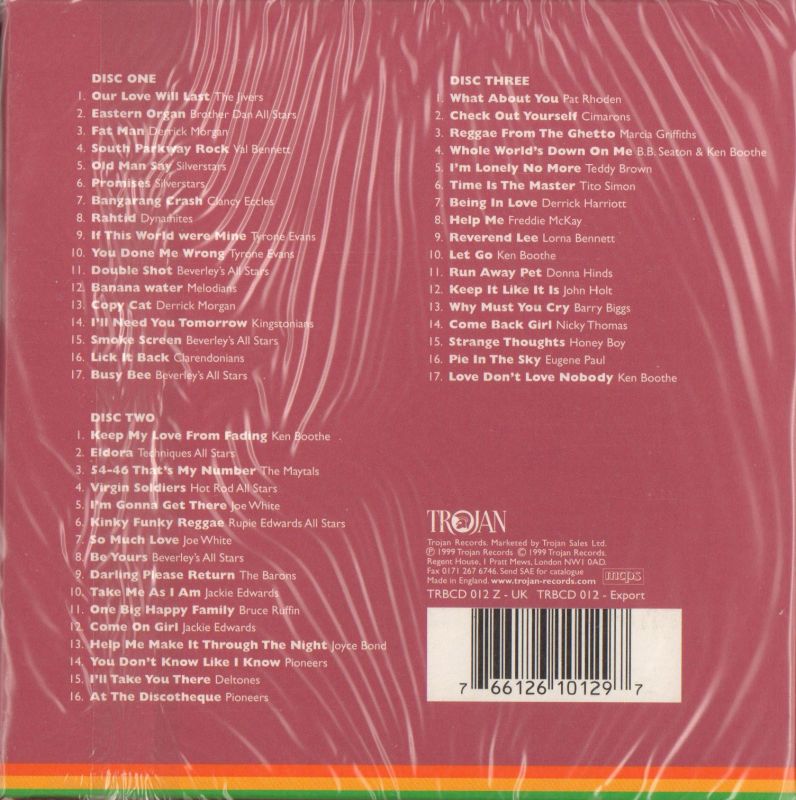 Trojan Singles Box Set-Trojan-3CD Album Box Set-New & Sealed