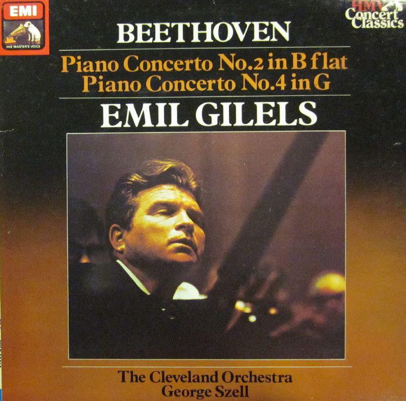 Beethoven-Piano Concertos 2 & 4-HMV/EMI-Vinyl LP