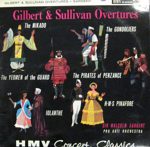 Gilbert And Sullivan-Overtures-HMV/EMI-Vinyl LP