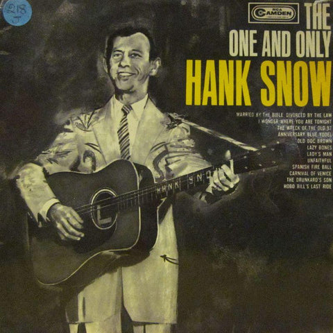 Hank Snow-The One And Only-RCA Camden-Vinyl LP