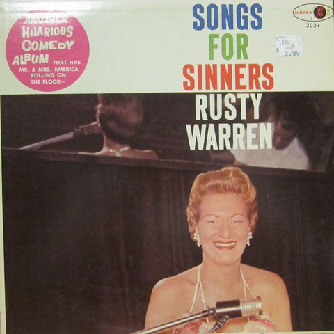Rusty Warren-Songs For Sinners-Jubilee-Vinyl LP