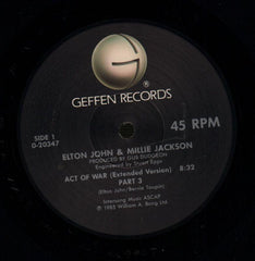 Act Of War-Geffen-12" Vinyl P/S-VG/NM