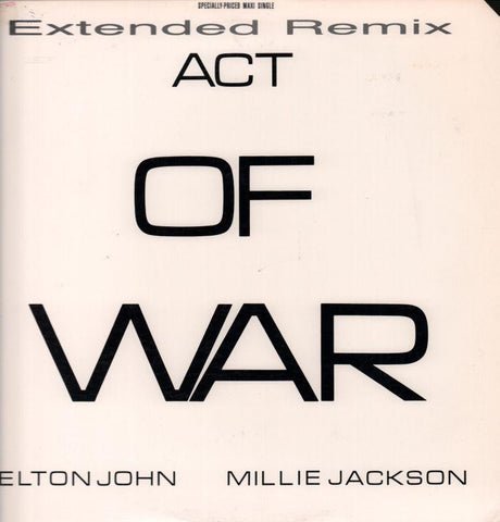 Elton John & Millie Jackson-Act Of War-Geffen-12" Vinyl P/S