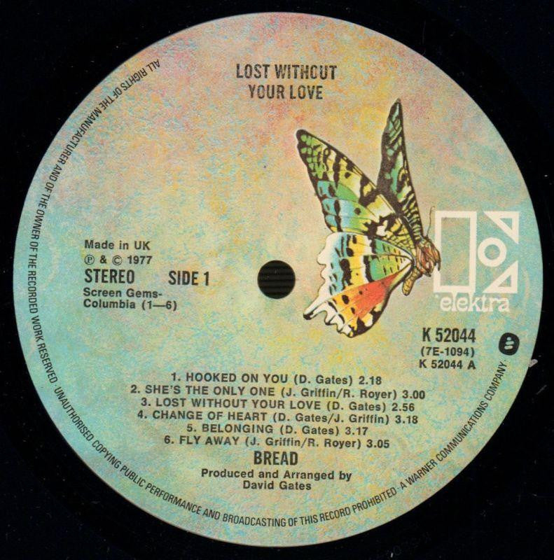 Lost Without Your Love-Elektra-Vinyl LP Gatefold-Ex/Ex