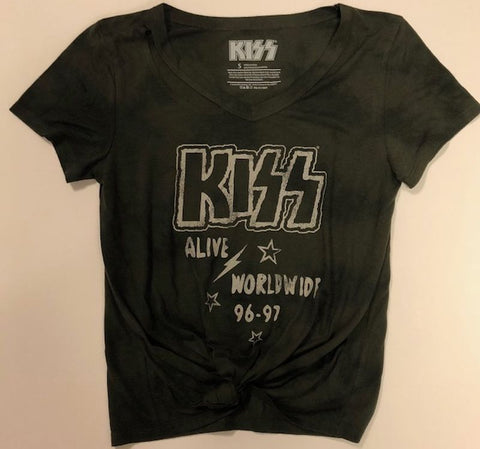 Official Alive Worldwide 96-97-Black/Green/Charcoal-Womens-Size XL-T Shirt