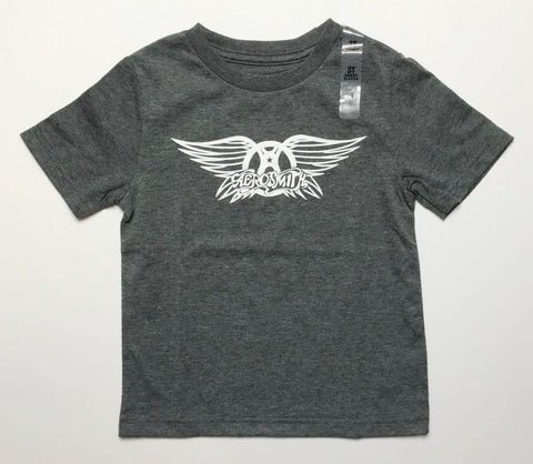 Grey With Short Sleeves-Front Logo-3 Years-T Shirt