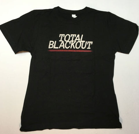 Black Short Sleeve-Total Blackout Logo-Small-Mens-T Shirt