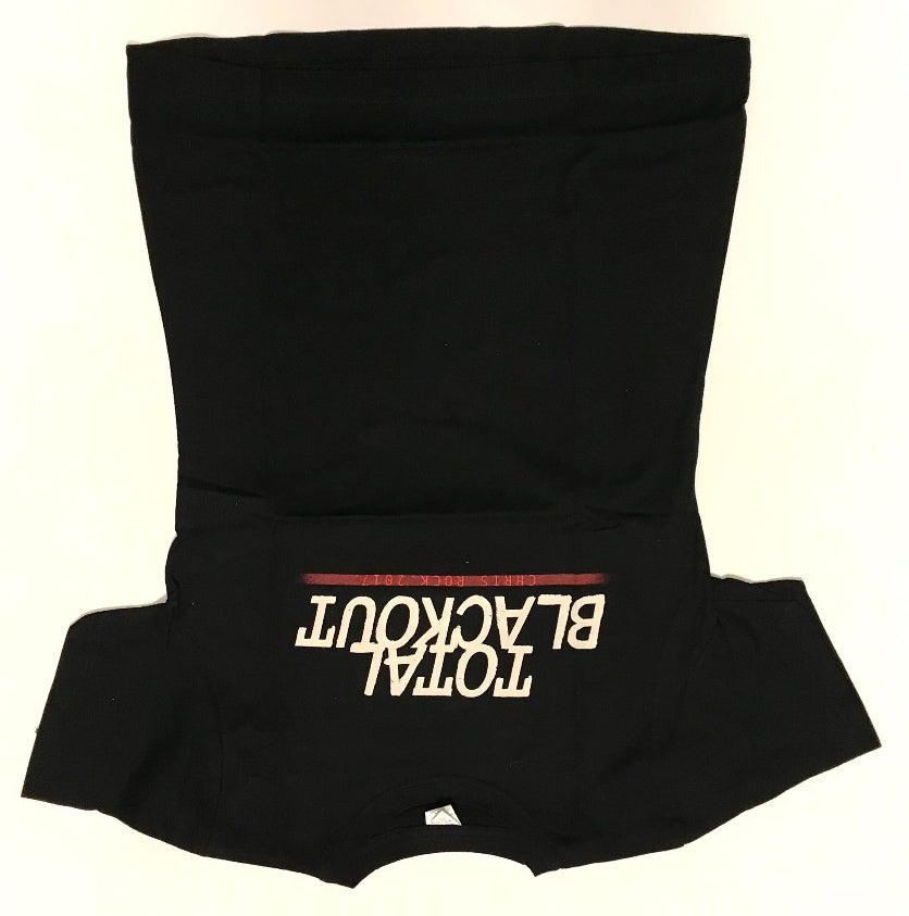 Total Blackout-Black White Red-Womens Medium-T Shirt