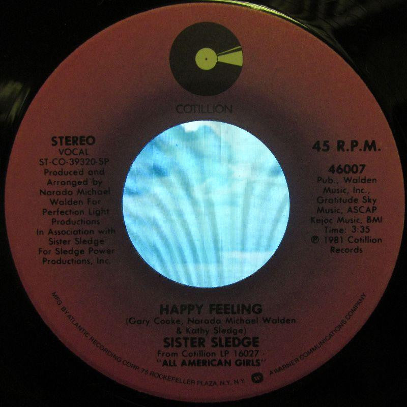 Sister Sledge-Happy Feeling-Cotillion-7" Vinyl