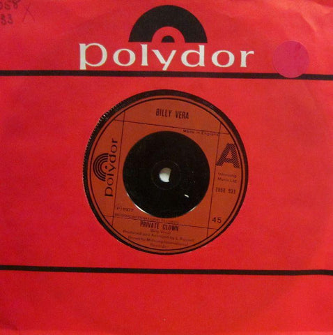 Billy Vera-Private Clown-Polydor-7" Vinyl
