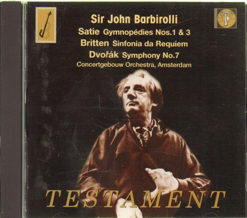 Sir John Barbirolli-Gymnopedies/ Sinfonia Da Requiem/ Symphony No. 7 (Barbirolli)-CD Album