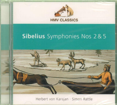 Sibelius-Symphonies No.2 & 5-CD Album