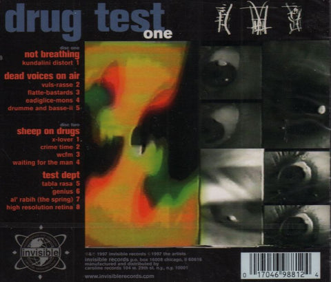 Drug Test One-Invisible-2CD Album-New & Sealed
