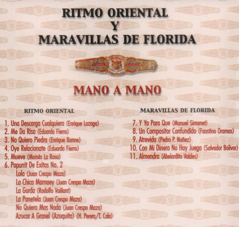 Mano A Mano-Sono-CD Album-New & Sealed