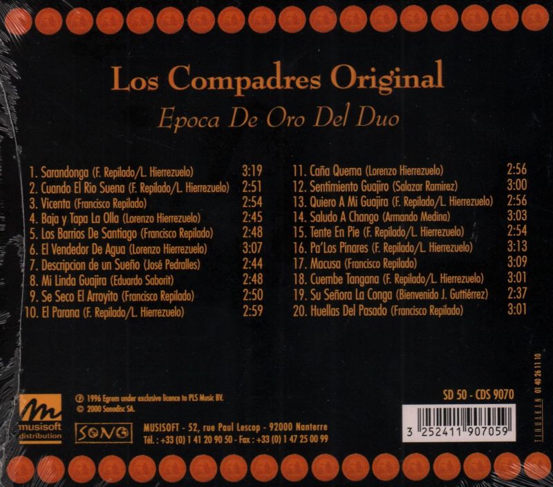 Epoca De Oro Del Duo-Sono-CD Album-New & Sealed