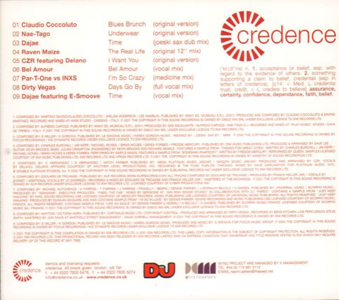 Credence-DJ-CD Album-New