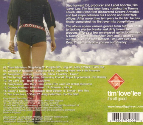 Tim 'Love' Lee It's All Good-Keep Diggin'-CD Album-New