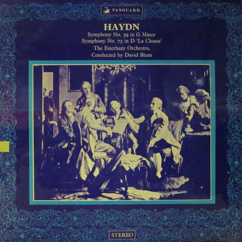 Haydn-Symphony No 39 in G Minor -Vanguard-Vinyl LP