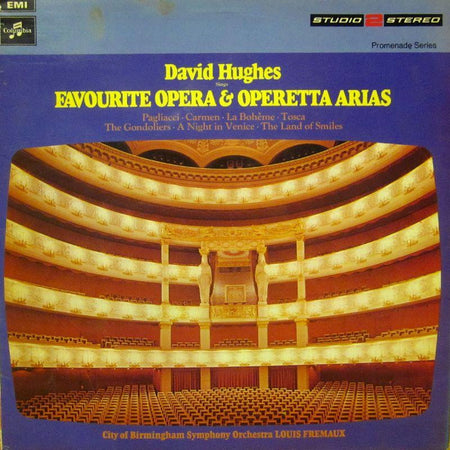 David Hughes-Favourite Opera & Operetta Arias-Columbia-Vinyl LP