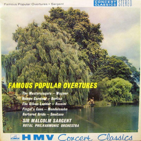Malcolm Sargent-Famous Popular Overtures-HMV-Vinyl LP
