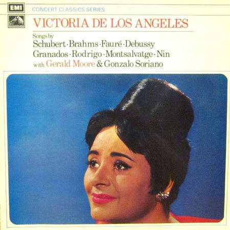Victoria De Los Angeles-Sings Schubert, Brahms, Debussy-HMV-Vinyl LP