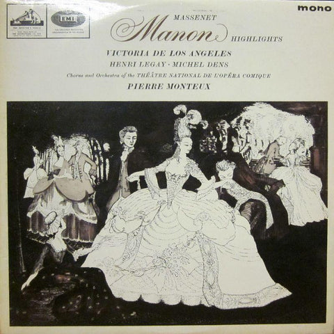 Massenet-Manon-HMV-Vinyl LP