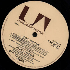 If You Want Me-United Artist-Vinyl LP-Ex/NM