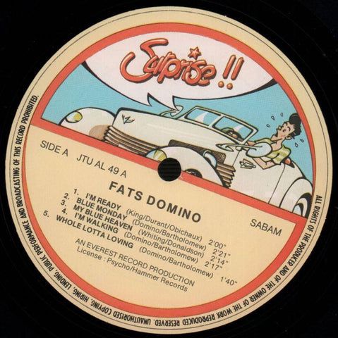 Fats Domino Surprise-Surprise-Vinyl LP-VG+/Ex+