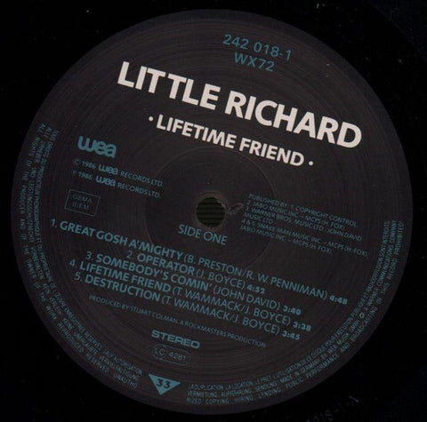 Lifetime Friend-Wea-Vinyl LP-VG/Ex