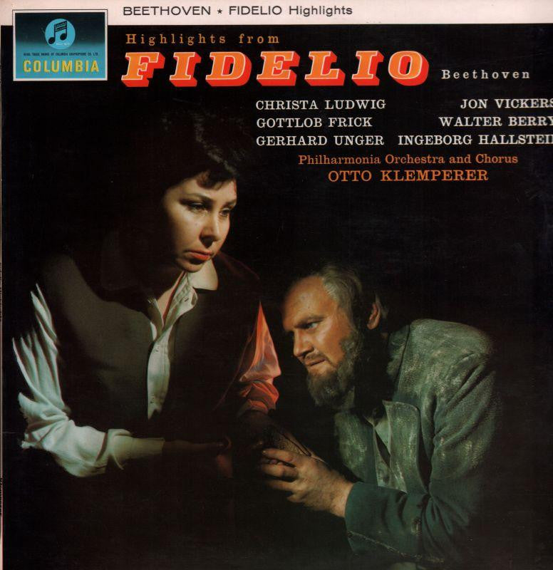 Beethoven-Fidelio Highlights Klemperer Philharmonic Orchestra-Columbia-Vinyl LP