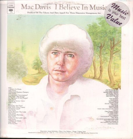 I Believe In Music-Columbia-Vinyl LP-NM/M