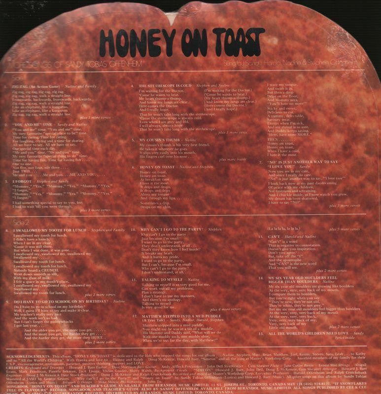 Honey On Toast-Berandol-Vinyl LP-M/M