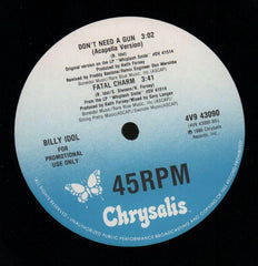 Don't Need A Gun-Chrysalis-12" Vinyl P/S-VG/NM