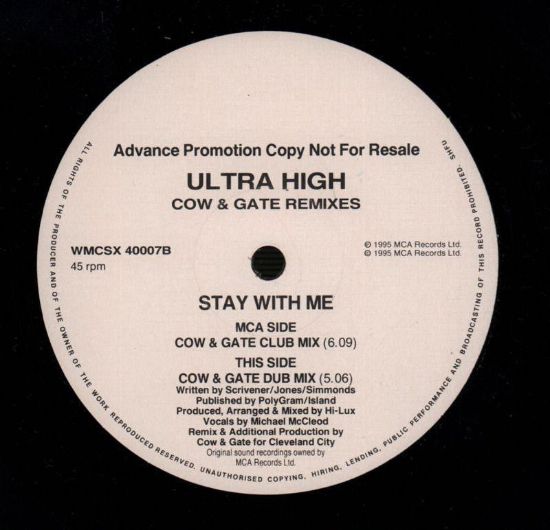 Stay With Me-MCA-12" Vinyl-Ex/VG+