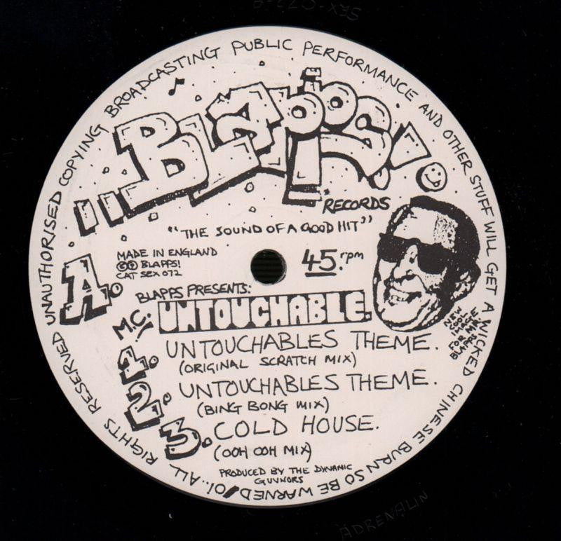 MC Untouchable-Untouchable Theme-Blapps-12" Vinyl